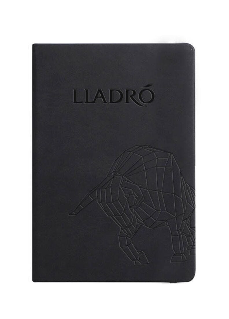 Gift - Black Origami Bull Notebook in Lladró