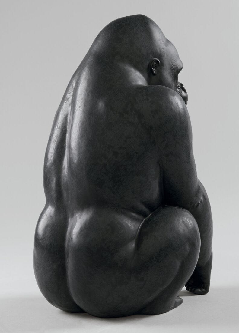 Gorilla Figurine - Lladro-USA