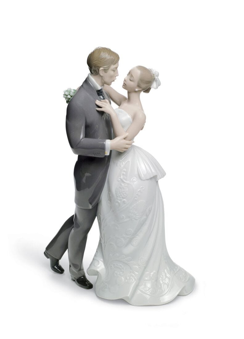 Lladro Couple From The Artic 1971-99 Porcelain Figurine 2038M