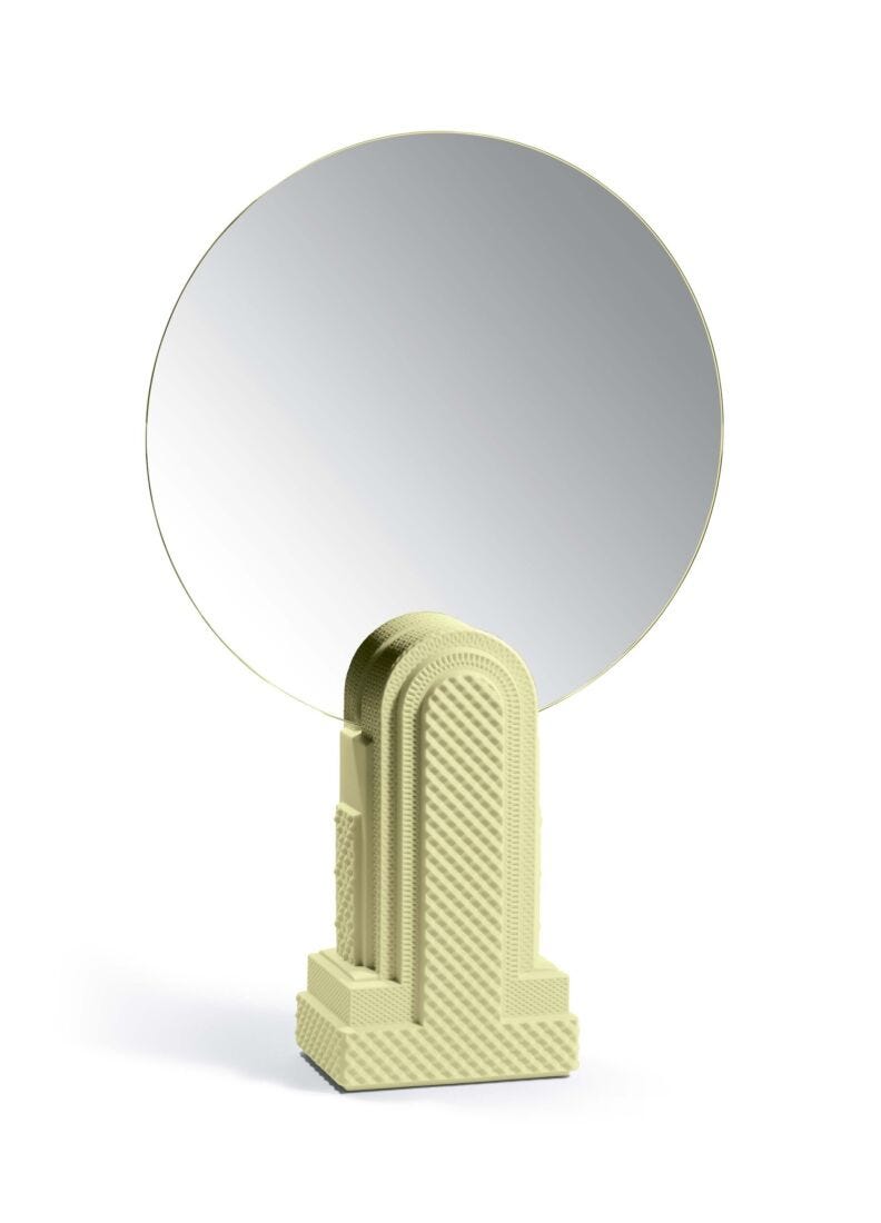 Metropolis-Vanity mirror(light yellow) in Lladró