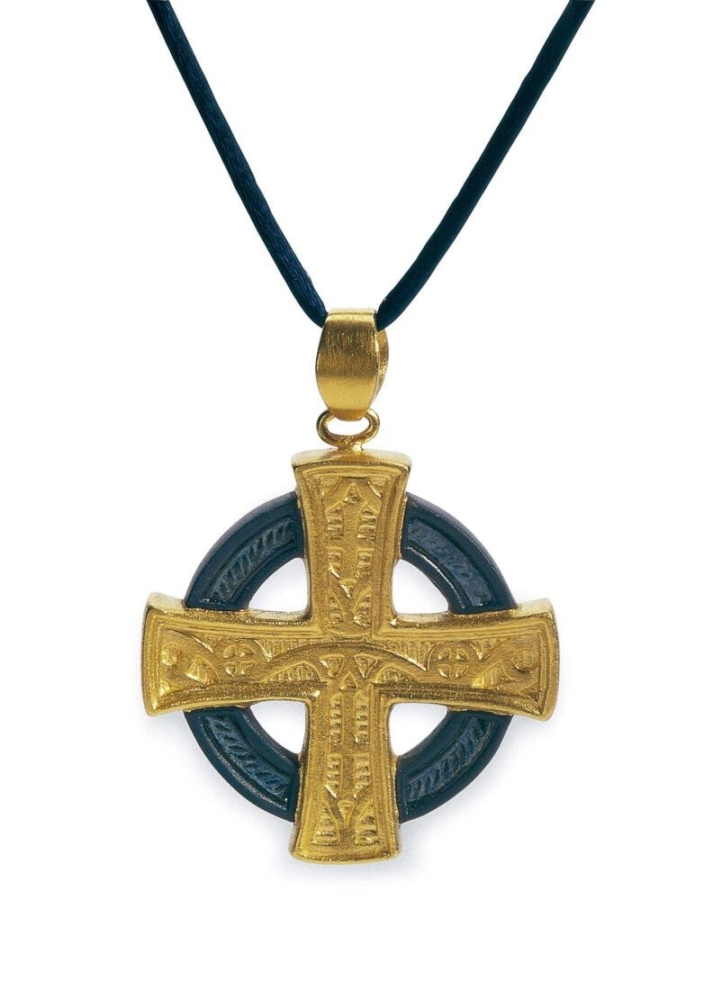 Gothic cross (gold) in Lladró