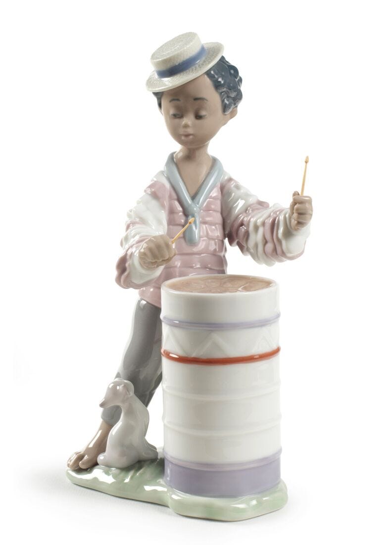 Caribbean Rhythm Boy Figurine in Lladró