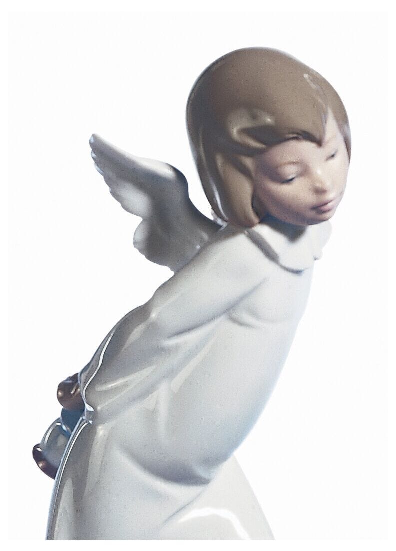 Curious Angel Figurine - Lladro-USA