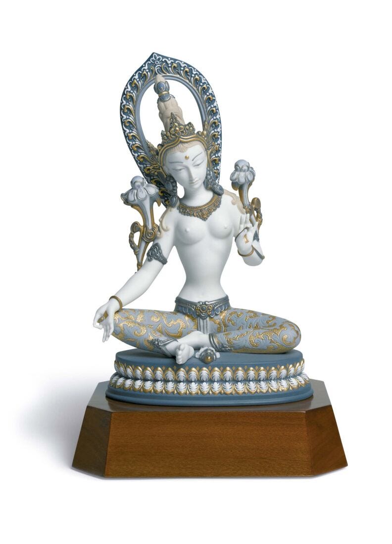 White Tara in Lladró