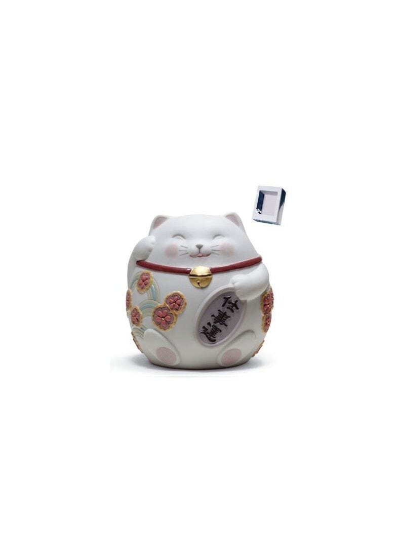 MANEKI NEKO I (WHITE)-WB in Lladró