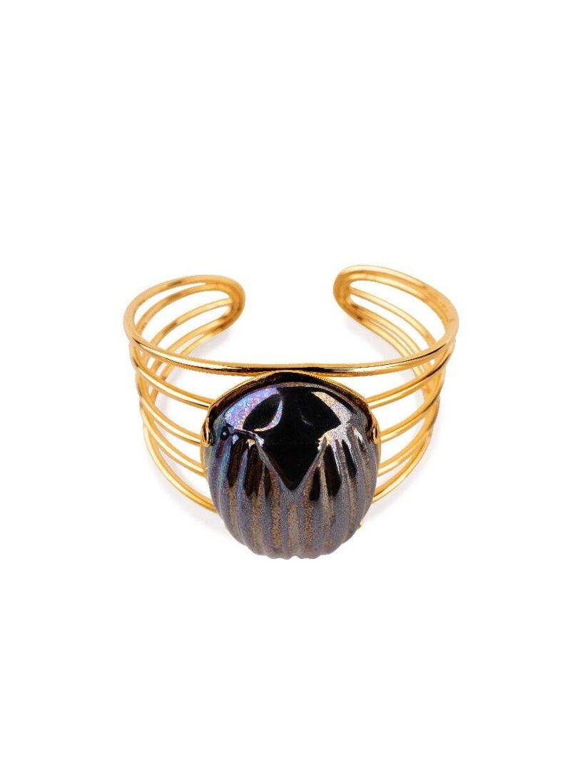 scarab cuff bracelet