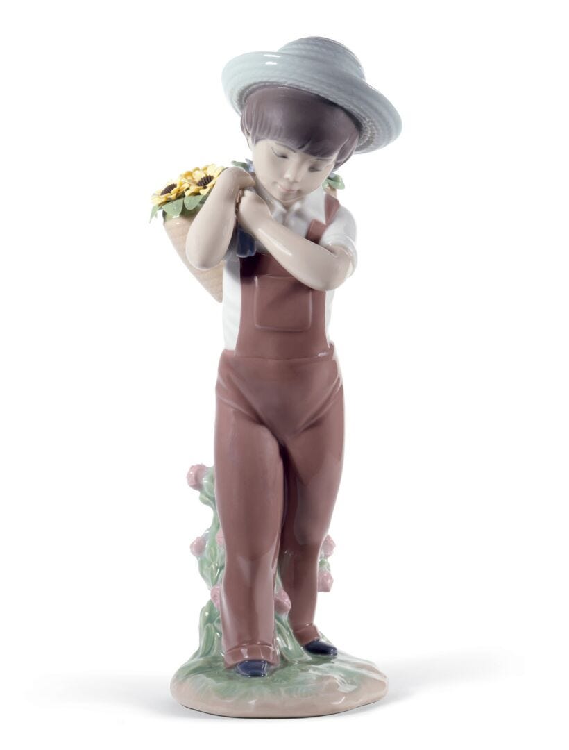 リヤドロ (Lladro) 花かごの少年(SP) 01008675-