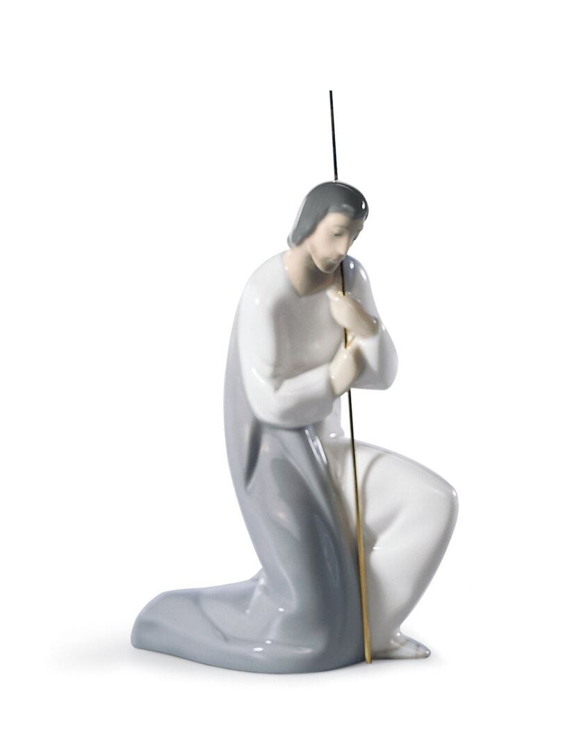 LLADRO リヤドロ LLADR〓 Saint Joseph Nativity Figurine-Iii. Porcelain Saint  Joseph Figure. 人形