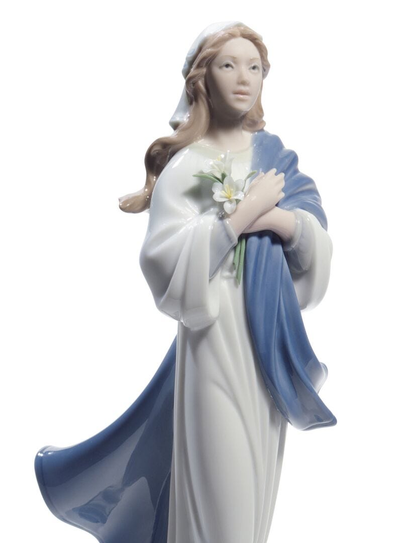 Blessed Virgin Mary Figurine - Lladro-India