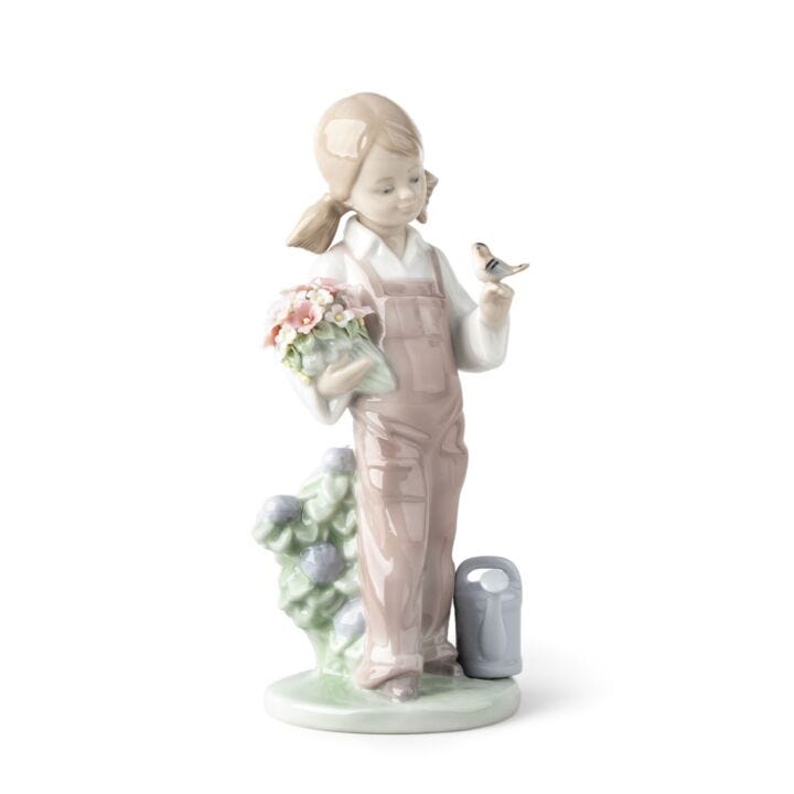 Spring Girl Figurine in Lladró