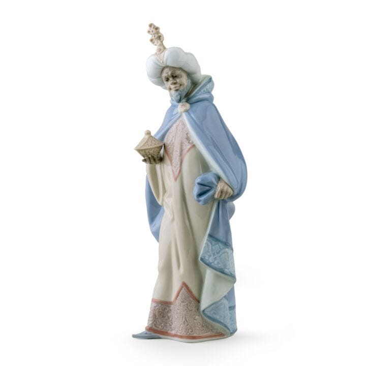 King Balthasar Nativity Figurine-II in Lladró