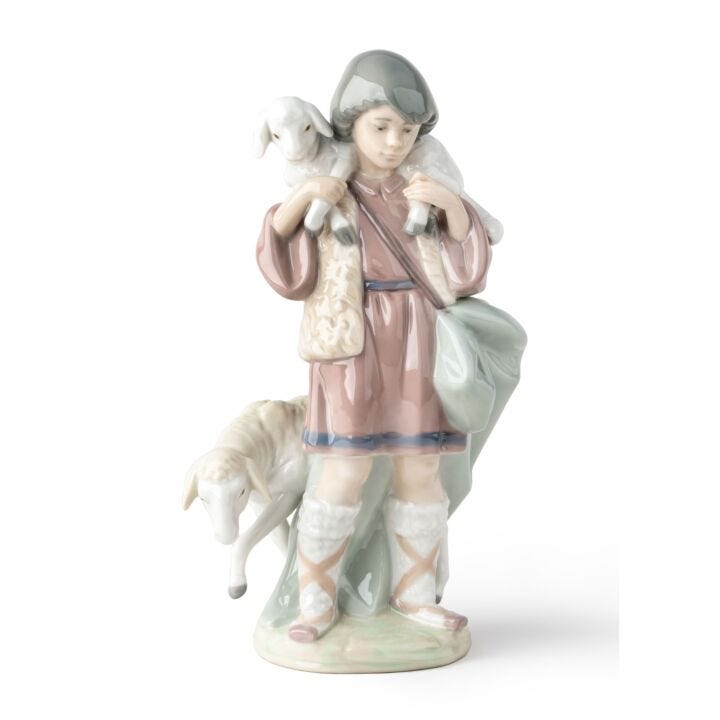 Shepherd Boy Nativity Figurine in Lladró