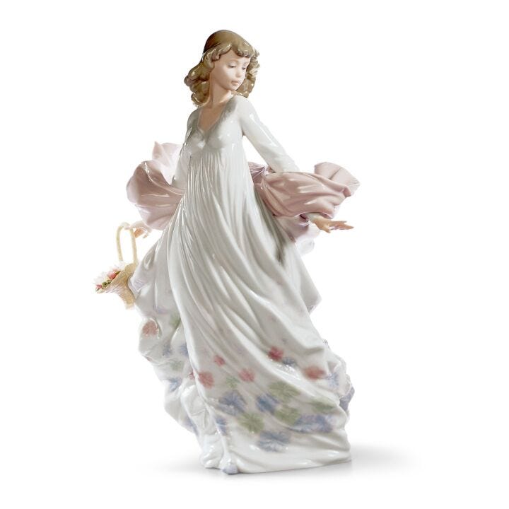 Spring Splendor Woman Figurine in Lladró