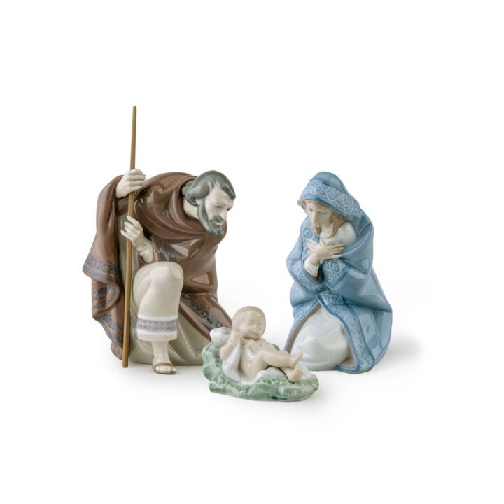 Silent Night Nativity Set in Lladró