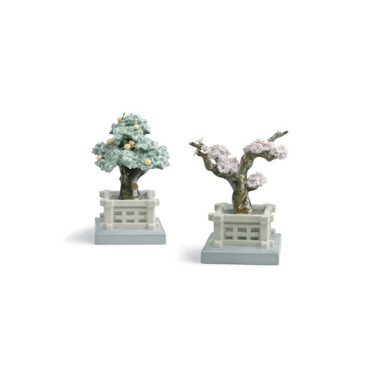 Japanese Tree Pots Figurine in Lladró