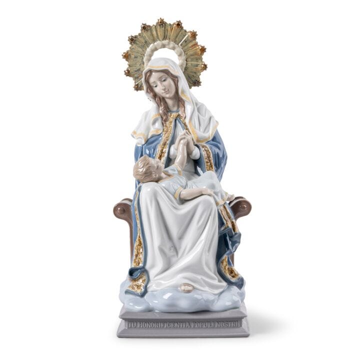 Our Lady of Divine Providence Figurine in Lladró