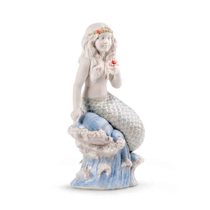 Ocean’s Little Mermaid Figurine in Lladró