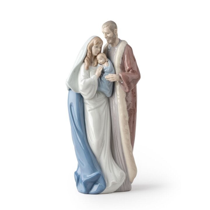 Blessed Family Figurine in Lladró