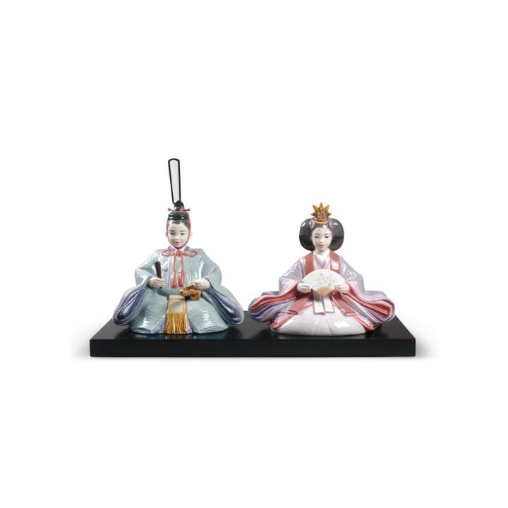 Hinamatsuri Dolls Figurine in Lladró