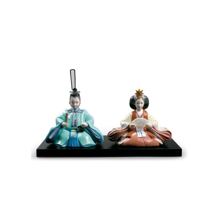 Hinamatsuri Festival Figurine in Lladró