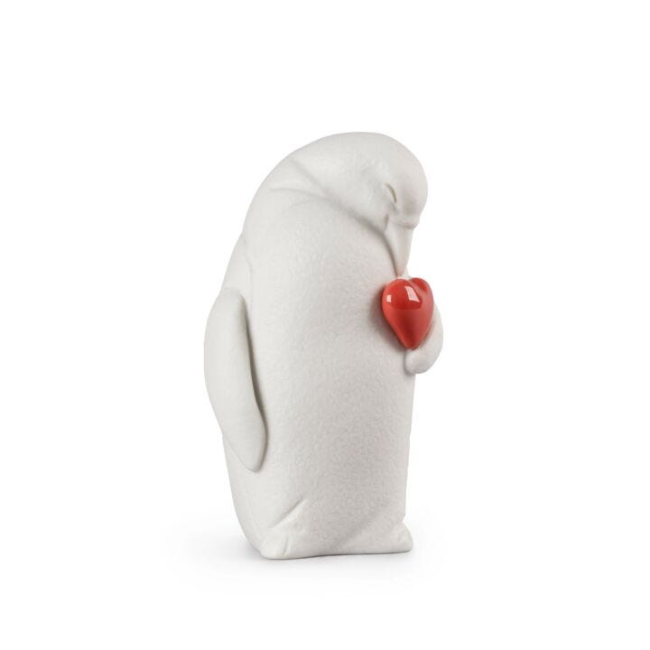 Colby-Protective Penguin Figurine in Lladró