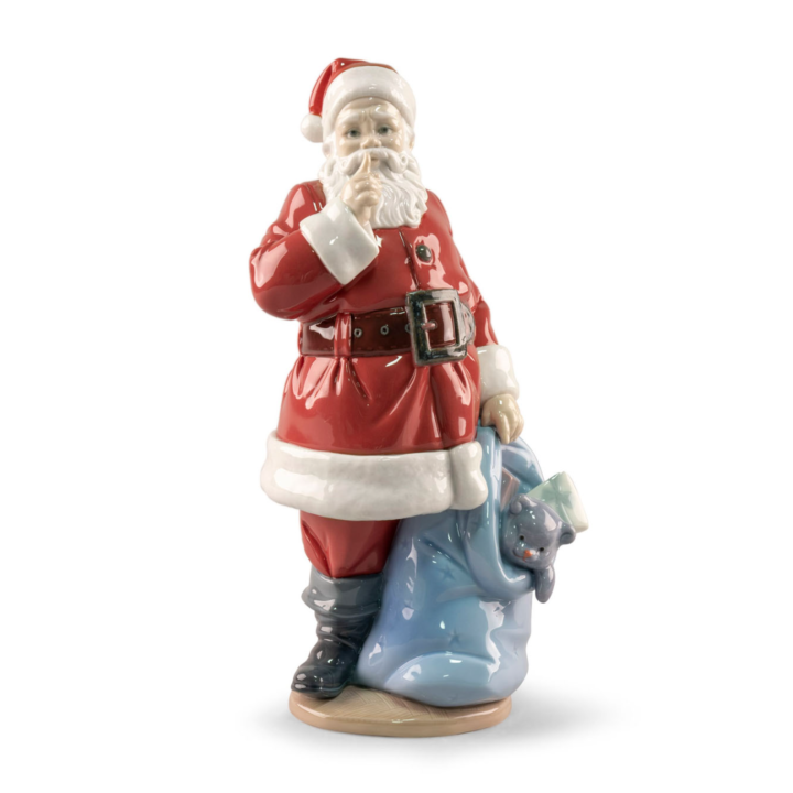 Figurina E' arrivato Babbo Natale in Lladró