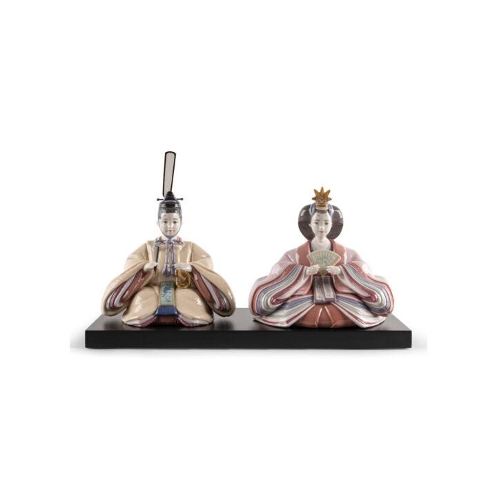 Hina Dolls Figurine. Beige & pink in Lladró