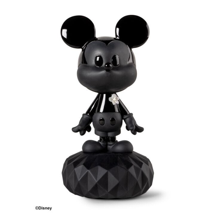 Mickey In Total Black in Lladró