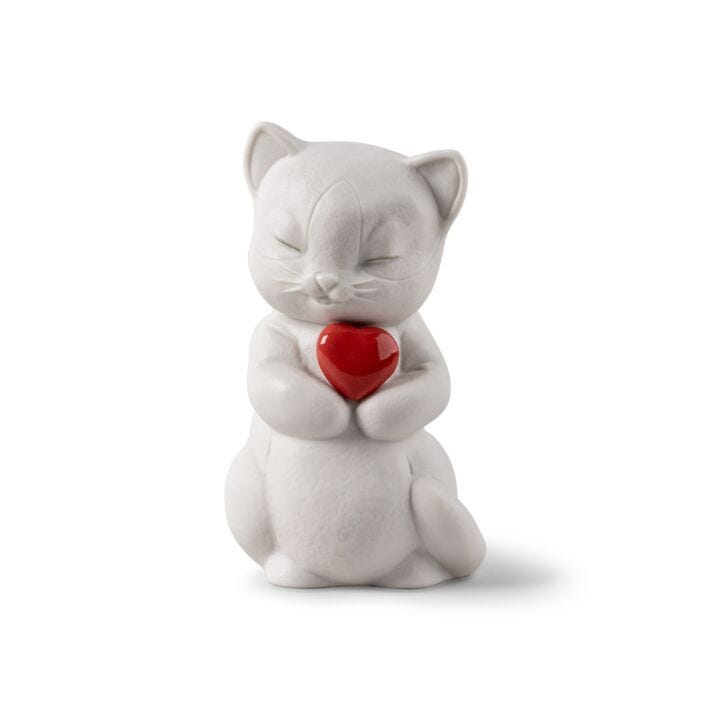 Whiskers-Playful kitten Figurine in Lladró