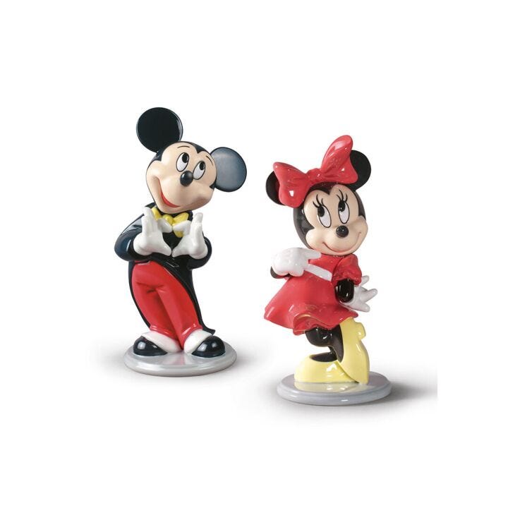 Set Mickey y Minnie  en Lladró