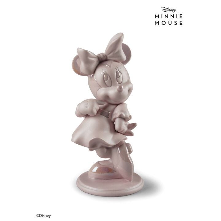 Figurina Minnie Mouse. Rosa in Lladró