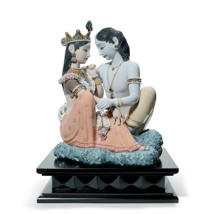 Figurina Coppia Amore divino Edizione limitata in Lladró