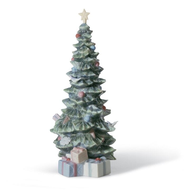 Figura Árbol de Navidad con regalos en Lladró