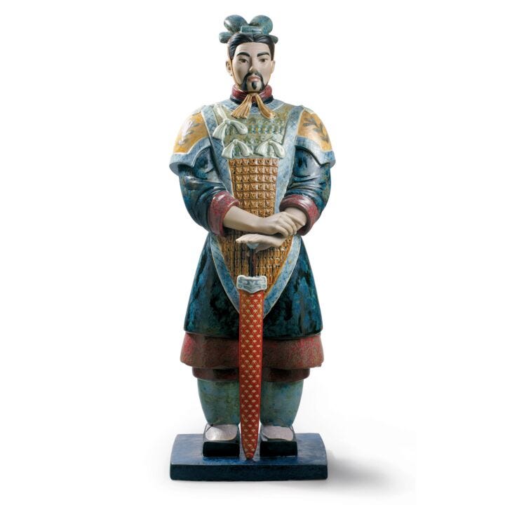 Figurina Guerriero di Xian. Edizione limitata in Lladró