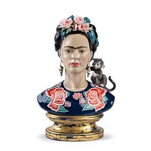 Frida Kahlo Figurine. Blue. Limited Edition