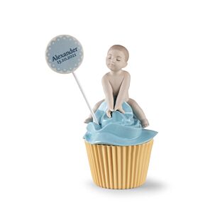 Figura niño Mi dulce cupcake. Personalizable