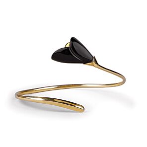 Heliconia Cuff. Black