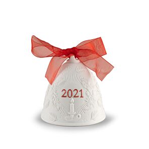 2021 Christmas bell. Red