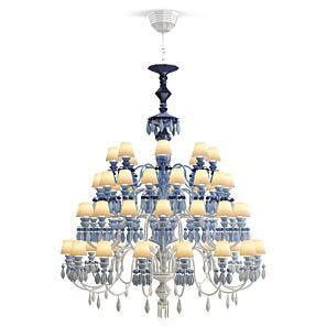 Belle de Nuit 56 Lights Chandelier. Blue (US)