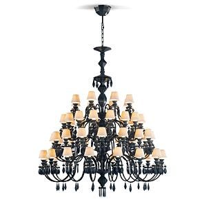 Belle de Nuit 56 Lights Chandelier. Absolute Black (US)