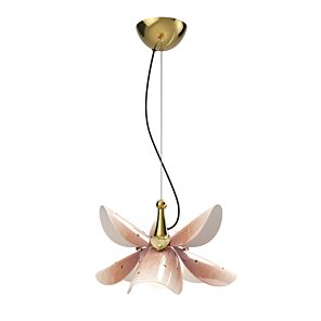 Blossom Hanging Lamp. Pink and Golden Luster. (CE/UK/CCC)