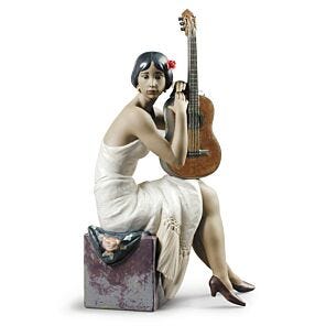 The Flamenco Singer Woman Figurine