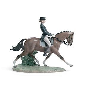 Dressage Woman Figurine