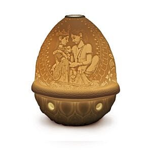 Divine Love Lithophane. Rechargeable Led