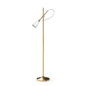 Jamz Floor Reading Lamp. Gold. (US)