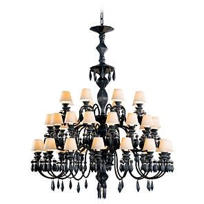 Belle de Nuit 40 Lights Chandelier. Absolute Black (JP)