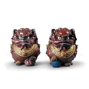 Guardian Lions Figurine. Limited Edition