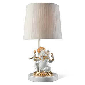 Bansuri Ganesha Table Lamp. Golden Luster (UK)