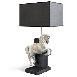 Horse on Courbette Table Lamp (JP)