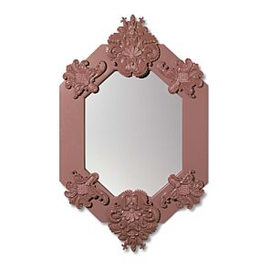 Eight sided mirror (red)